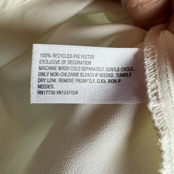 A‎ New Day Top Women’s Size XL Cream Camisole Lace Trim Bow Detail Y2K Coquette - Picture 6 of 14